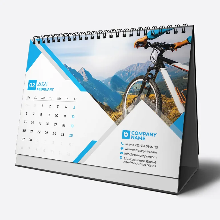 Mountain Desk Calendar